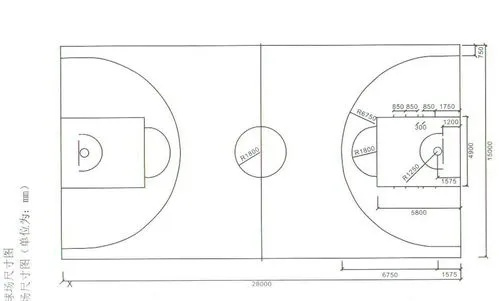 篮球场地标准尺寸图，让你成为篮球运动场上的王者-第2张图片-www.211178.com_果博福布斯