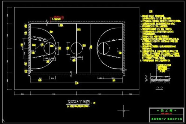 室内篮球场施工图详细介绍与方法指南-第3张图片-www.211178.com_果博福布斯